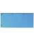 Trennstreifen 400013889 Duo blau 160g gelocht 24x10,5cm 