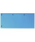 Trennstreifen 400013889 Duo blau 160g gelocht 24x10,5cm
