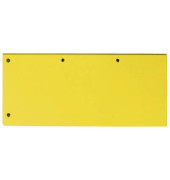Trennstreifen 400014010 Duo gelb 160g gelocht 24x10,5cm