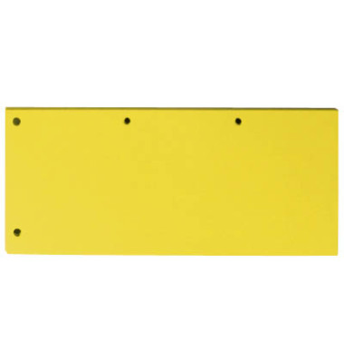 Trennstreifen 400014010 Duo gelb 160g gelocht 24x10,5cm