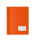 Schnellhefter DURALUX TRANSLUZENT 268009, A4+, orange, Kunststoff, Vorderdeckel transparent