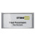 8543 23 34x74mm Namensschild met./sil