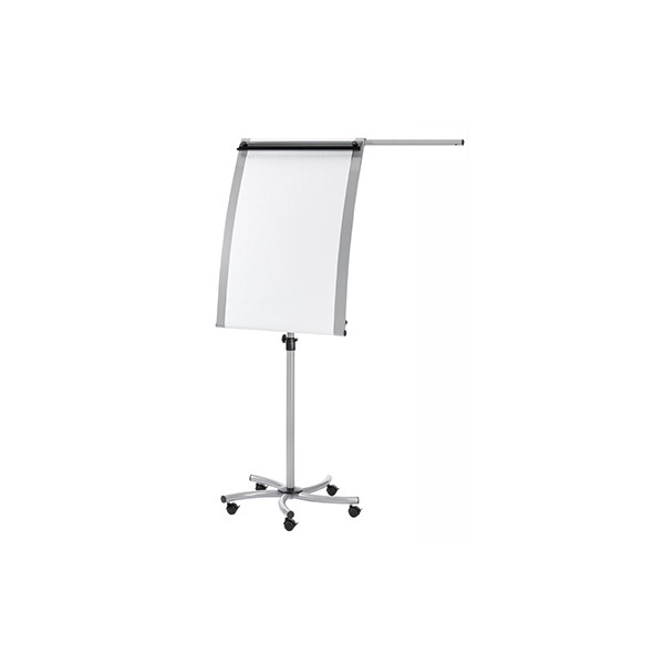 4016946218047 - Flipchart EuroLine Mobil F2016 70x103cm silber mit Rollen mit 1 Seitenarm 4016946218047 Franken