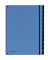 Pultordner Trend 24129 A4 blanko blau 12-teilig