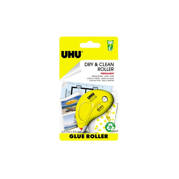 4026700504651 - - Kleberoller ® Glue permanent 65 mm x 95 m (b x l) nicht nachfüllbar gelb