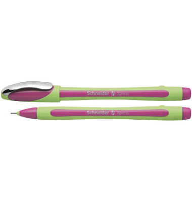 Fineliner Xpress, 190009, hellgr&uuml;n/pink (Schreibfarbe: pink), 0,8mm
