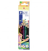 Buntstifte Noris colour 185, 185 C6, 6-farbig sortiert, sechskant, Packung