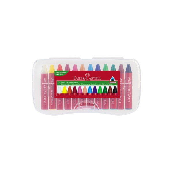 4005401200116 - Wachsmalkreide Jumbo 120011 12er Etui farbig sortiert rund 20x120mm 4005401200116 12 Stück