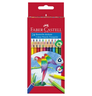 Buntstifte-Set Ergonomics, 116544, farbig sortiert, dreikant, ergonomisch, Packung