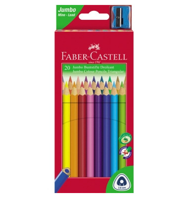 116520 Kartonetui Farbstiftetui 20St dreikant Jumbo 116520 Kartonetui Farbstiftetui 20St dreikant Jumbo