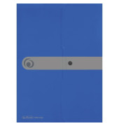 Dokumententasche EasyOrga ToGo A4 blau opak bis 200 Blatt