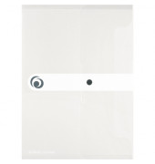 Dokumententasche easy orga to go 11206653, A4, transparent farblos, Polypropylen (PP), Druckknopfverschluss