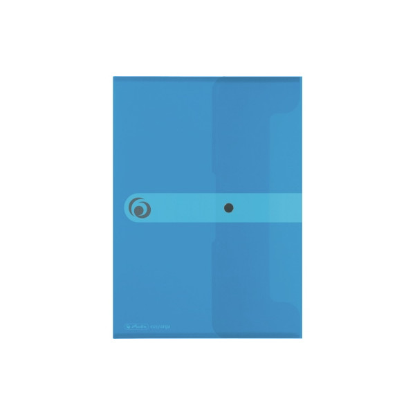 4008110433554 - Dokumententasche easy orga to go 11206687 A4 transparent blau Polypropylen (PP) Druckknopfverschluss 4008110433554 Herlitz