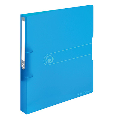 Ringbuch EasyOrgaToGo Herlitz Logo 11205762, A4 2 Ringe 25mm Ring-&Oslash; Polypropylen (PP) blau-transparent