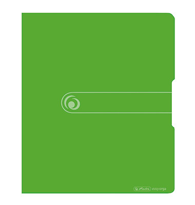 Ringbuch EasyOrgaToGo Herlitz Logo 11226370, A4 2 Ringe 16mm Ring-&Oslash; Polypropylen (PP) apfelgr&uuml;n