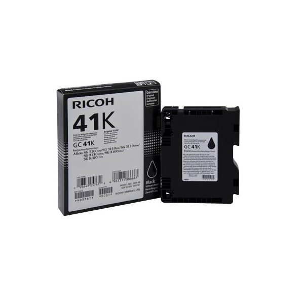 4961311866661 - - Gelpatrone GC-41 k ca 2500 Seiten schwarz GC-41 k ca 2500 Seiten schwarz
