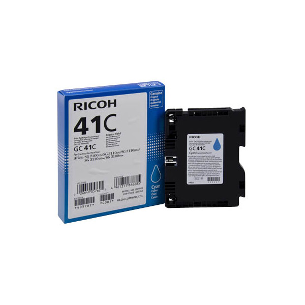 4961311866685 - - Gelpatrone GC-41 c ca 2200 Seiten cyan GC-41 c ca 2200 Seiten cyan