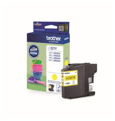 Druckerpatrone LC-221Y gelb ca 260 Seiten