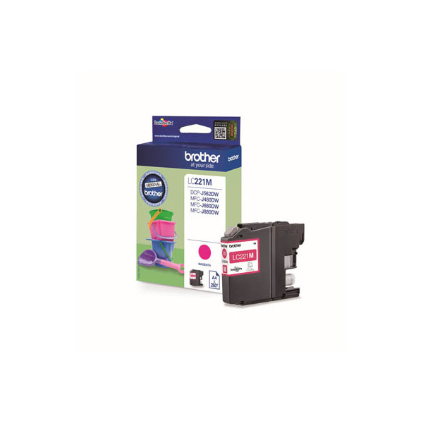 4977766747332 - LC221M Tintenpatrone LC-221M Magenta (ca 260 Seiten) LC221M 4977766747332