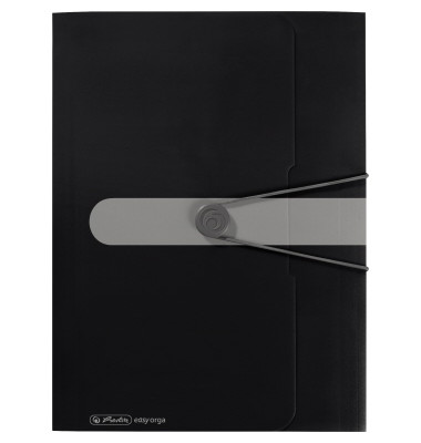 Sammelmappe easy orga to go 11205986, A4 schwarz, Polypropylen (PP)