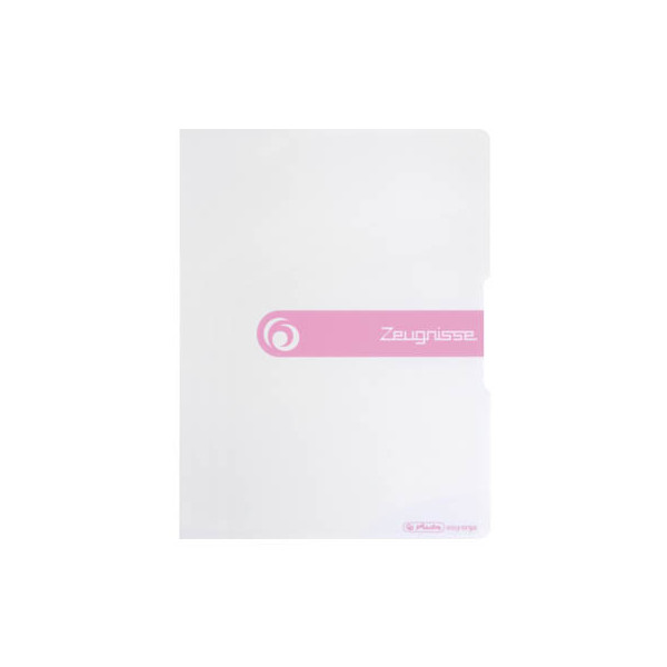 4008110434445 - Zeugnismappe easy orga to go 11208386 weiß A4 mit 20 Hüllen 4008110434445 Herlitz