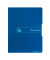Zeugnismappe easy orga to go 11208360, blau "ohne", A4, 20 H&uuml;llen