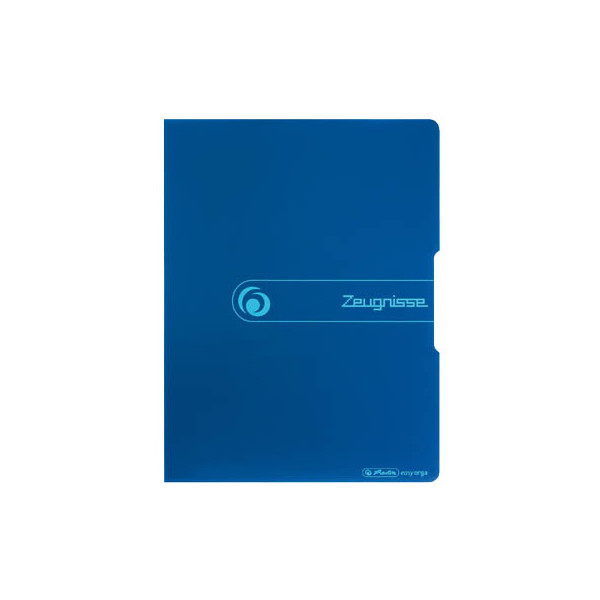 4008110434407 - Zeugnismappe easy orga to go 11208360 blau A4 mit 20 Hüllen 4008110434407 Herlitz