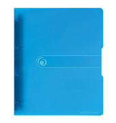 Ringbuch EasyOrgaToGo 11217148 A4 blau-transparent 4-Ring Ø 16mm Kunststoff
