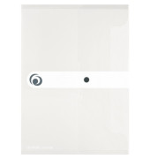 Dokumententasche easy orga to go 11207065, A5, transparent farblos, Polypropylen (PP), Druckknopfverschluss