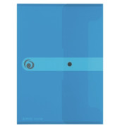 Dokumententasche EasyOrga ToGo A5 blau/transparent bis 200 Blatt
