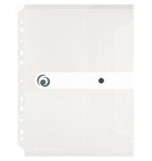 Dokumententasche easy orga to go 11292935, A4, transparent farblos, Polypropylen (PP), Druckknopfverschluss