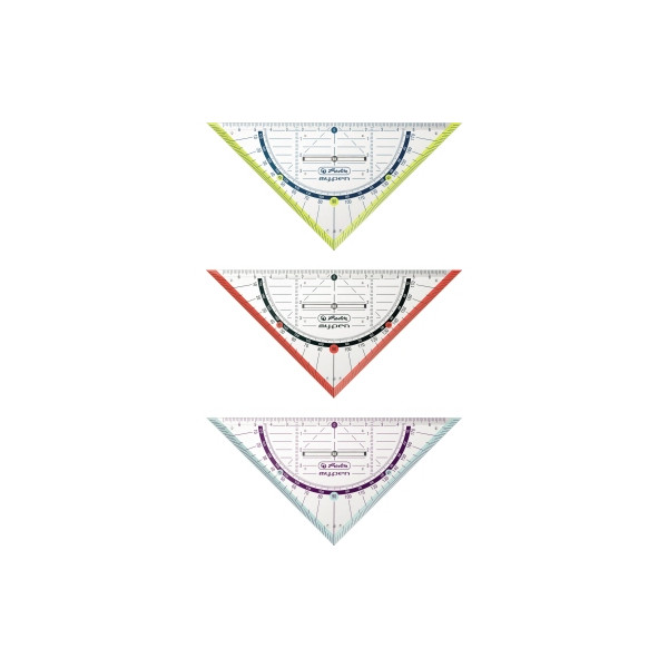 4008110499543 - 11367968 mypen  MGri Geometriedreieck  16 cm sort 4008110499543 11367968