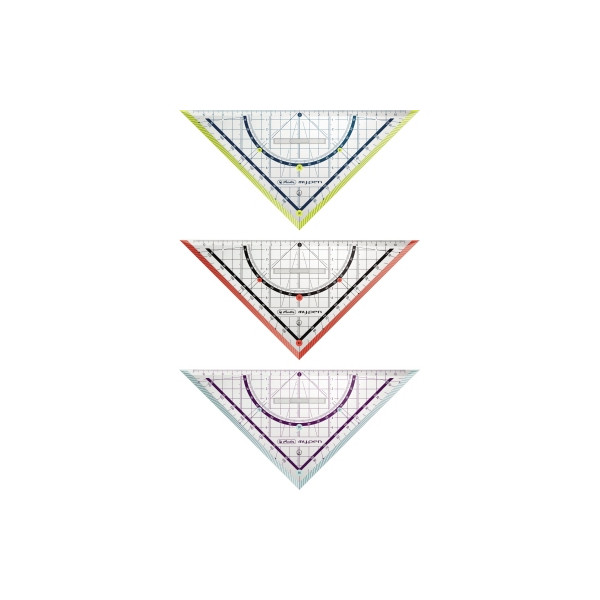 4008110499550 - 11367976 mypen oGrif Geometriedreieck  25 cm sort 4008110499550 11367976