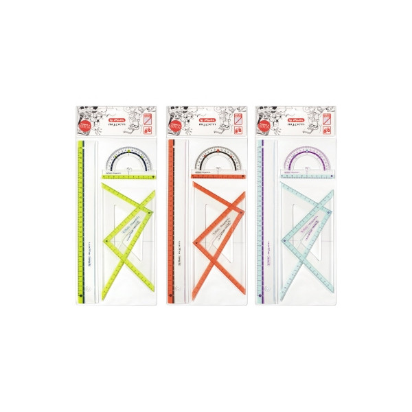 6 Stück Herlitz Zeichengeräte-Set my.pen 11368222 farbig sortiert 4-teilig 4008110499604 Herlitz