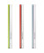 Kunststoff-Lineal my.pen 11367992 glasklar/farbig sortiert 30cm