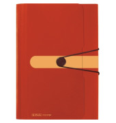 F&auml;chermappe easy orga to go green 11411279, orange, A4, 12 F&auml;cher