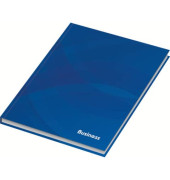 Notizbuch Business 46468 blau A5 kariert 70g 96 Blatt 192 Seiten