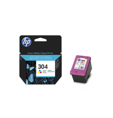 Druckerpatrone 304 N9K05AE (304), color (cyan/magenta/gelb), ca. 100 Seiten