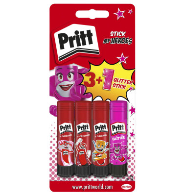 Klebestift 9H PBS4B ORIGINAL Mini, 3x11g & 1x10g, Multipack