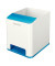 5363-10-36 Duo Colour Stifteköcher WOW Sound weiß/blau met.