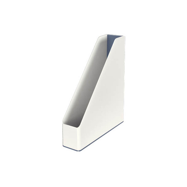 4002432113620 - AKTION LEITZ Stehsammler WOW Duo Colour 53621001 perlweiß grau Kunststoff DIN A4 mit Prämie nach Registrierung