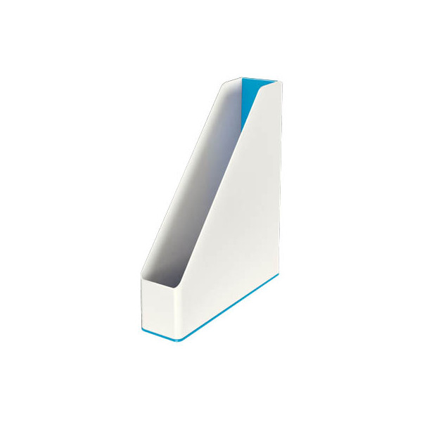 4002432113644 - AKTION LEITZ Stehsammler WOW Duo Colour 53621036 perlweiß blau Kunststoff DIN A4 mit Prämie nach Registrierung