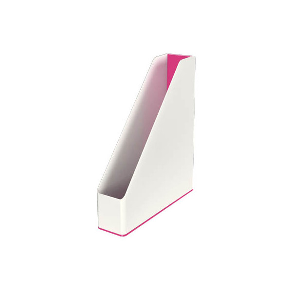 4002432113637 - AKTION LEITZ Stehsammler WOW Duo Colour 53621023 perlweiß pink Kunststoff DIN A4 mit Prämie nach Registrierung