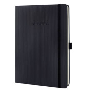 Notizbuch CO117, Conceptum, schwarz, 18x24cm, kariert, 80g, 97 Blatt / 194 Seiten