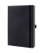 Notizbuch CO117, Conceptum, schwarz, 18x24cm, kariert, 80g, 97 Blatt / 194 Seiten