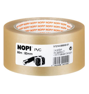 Packband Pack 57214-00000-01, 50mm x 66m, 30my, transparent