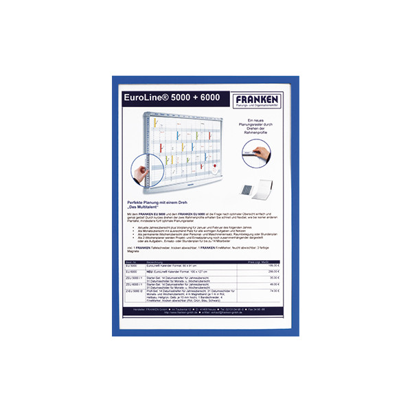 4016946185240 - ITSA5M 03 magnetisch Prospekttasche A5 blau 4016946185240 Franken