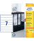 selbstklebende Rückenschilder ultragrip L4760REV-20 weiß schmal/kurz 38x192mm (BxH) selbstklebend wiederablösbar 