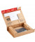 Einleger für Versandkarton Fixtray FT 140.002 braun, für Versandkartons kompatibel, innen 135x110mm, Pappe