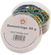 Gummiringe 510.065, &Oslash; sortiert, farbig sortiert